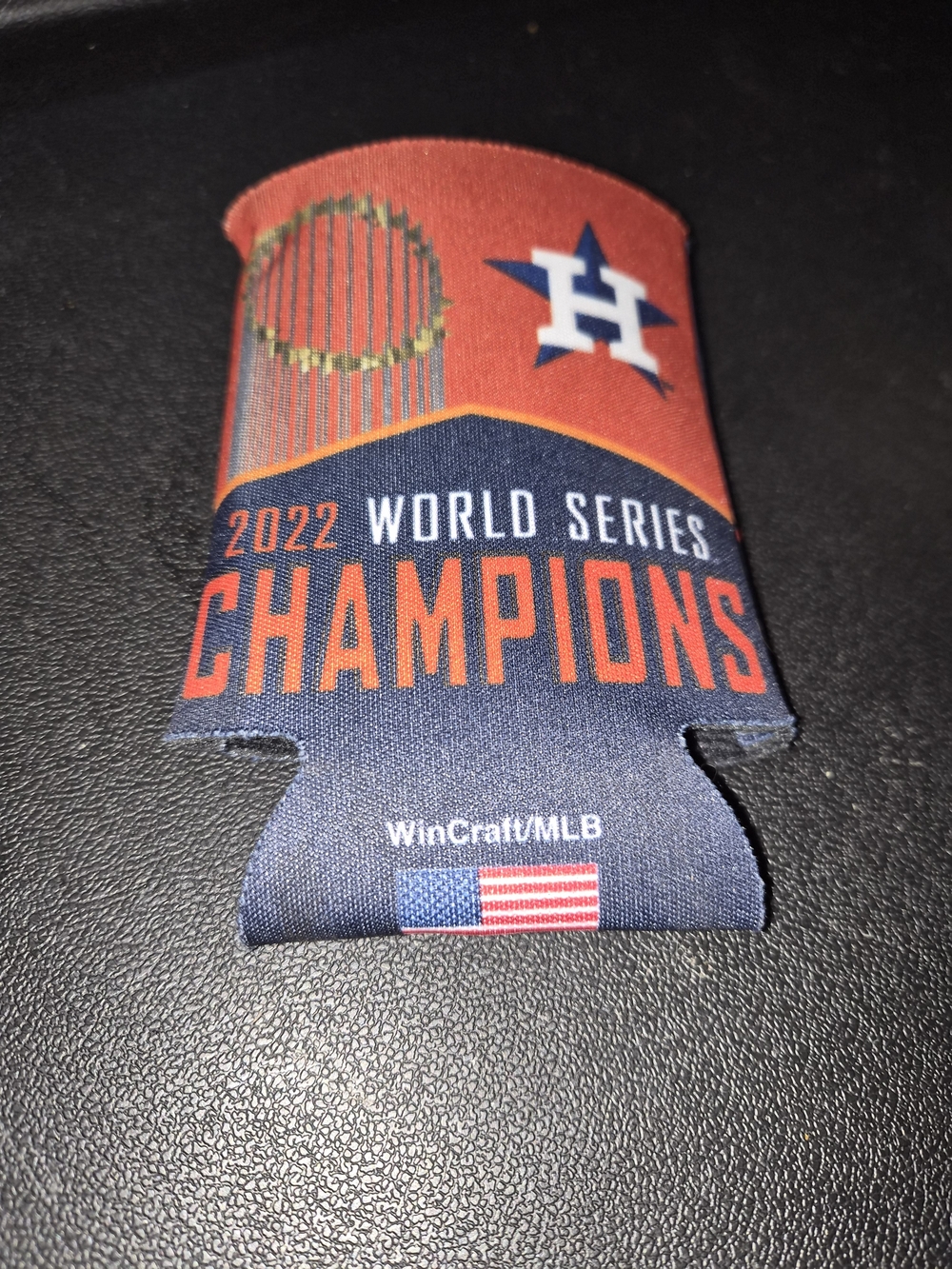 Houston Astros 2022 World Series Champions WinCraft Can Cooler Koozie MLB